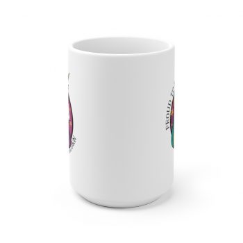 White Coffee Mug - Proud To Be An Americorn - American Unicorn