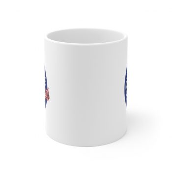 White Coffee Mug - Today We Celebrate Happy July 4th