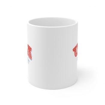 White Coffee Mug - USA Independence Day