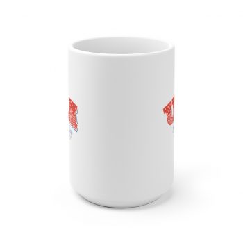 White Coffee Mug - USA Independence Day