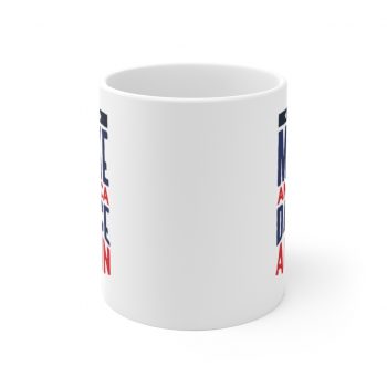 White Coffee Mug - USA Make America Dance Again