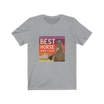 Adult Short Sleeve Tee T-Shirt Unisex - Best Horse Mom Ever