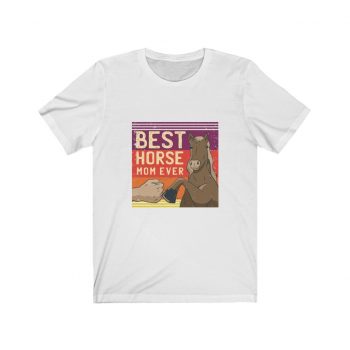 Adult Short Sleeve Tee T-Shirt Unisex - Best Horse Mom Ever