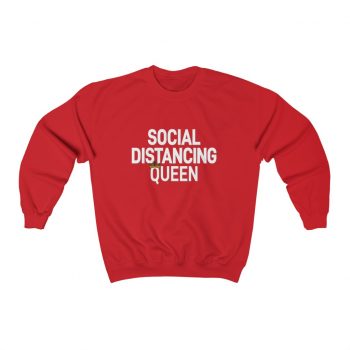 Adult Sweatshirt Unisex Heavy Blend - Social Distancing Queen