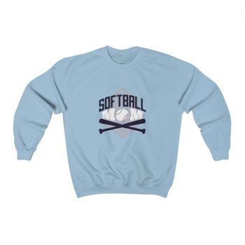 Adult Sweatshirt Unisex Heavy Blend - Softball Mom Baseball Bat