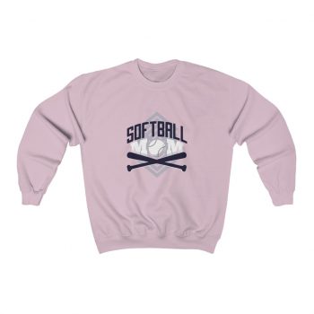 Adult Sweatshirt Unisex Heavy Blend - Softball Mom Baseball Bat