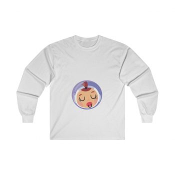 Adult Ultra Cotton Long Sleeve Tee - Baby Girl Astronaut Pregnant Pregancy