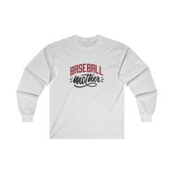 Adult Ultra Cotton Long Sleeve Tee - Baseball Mother