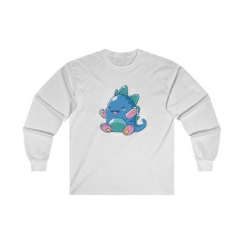 Adult Ultra Cotton Long Sleeve Tee - Little Baby Dragon