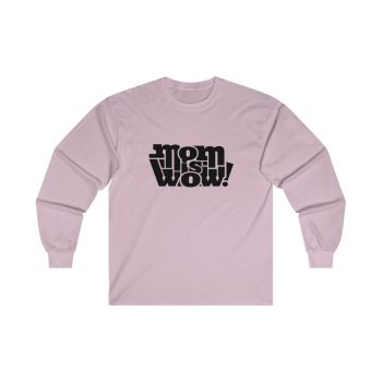 Adult Ultra Cotton Long Sleeve Tee - Mom is Wow