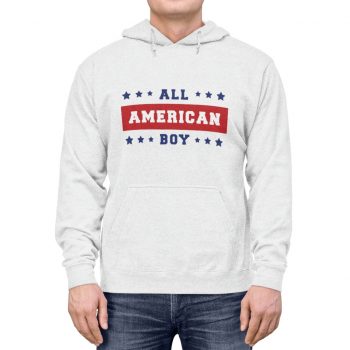 Adult Unisex Hoodie - 4th Of July All American Boy