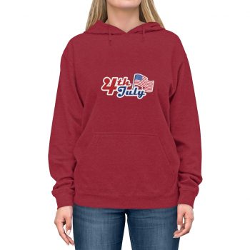 Adult Unisex Hoodie - 4th of July USA Flag