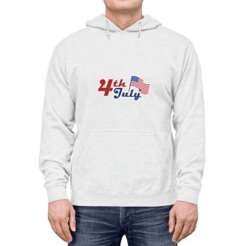 Adult Unisex Hoodie - 4th of July USA Flag