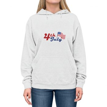 Adult Unisex Hoodie - 4th of July USA Flag