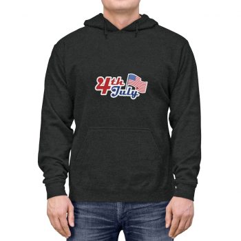 Adult Unisex Hoodie - 4th of July USA Flag