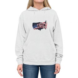 Adult Unisex Hoodie - America USA Map