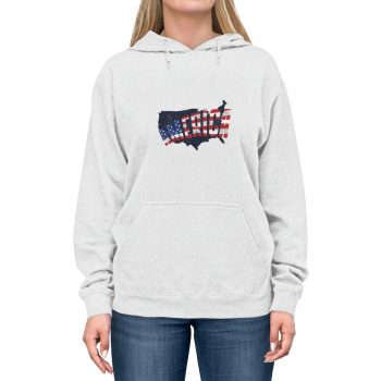 Adult Unisex Hoodie - America USA Map