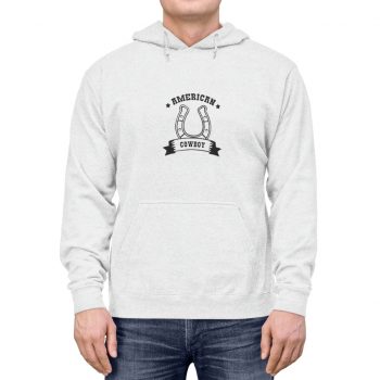 Adult Unisex Hoodie - American Cowboy Horse Shoe