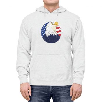 Adult Unisex Hoodie - American Eagle USA Flag