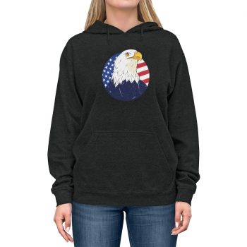 Adult Unisex Hoodie - American Eagle USA Flag