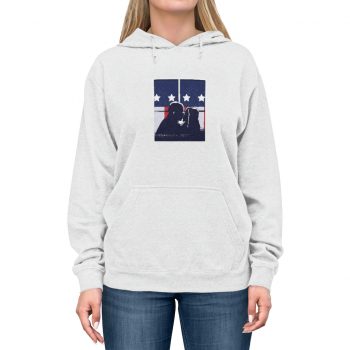 Adult Unisex Hoodie - American Flag Kiss Window