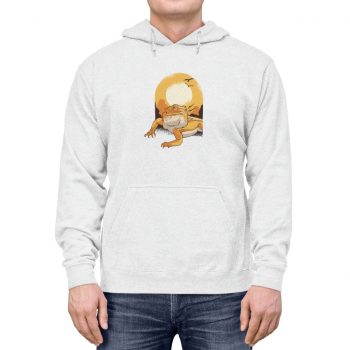 Adult Unisex Hoodie - Bearded Dragon Desert Sun