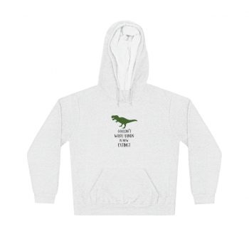 Adult Unisex Hoodie - Couldn't Wash Hands is Now Extinct - Dinosaur