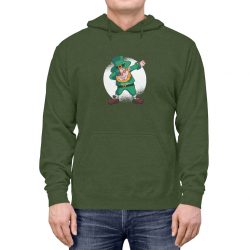 Adult Unisex Hoodie - Dancing Leprechaun Dabbing St Patricks Day