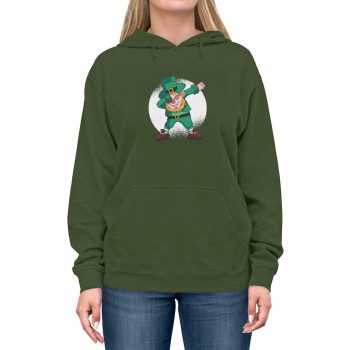 Adult Unisex Hoodie - Dancing Leprechaun Dabbing St Patricks Day