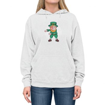 Adult Unisex Hoodie - Dancing Leprechaun Flossing St Patricks Day