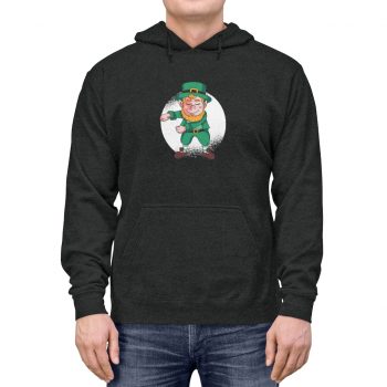 Adult Unisex Hoodie - Dancing Leprechaun Flossing St Patricks Day