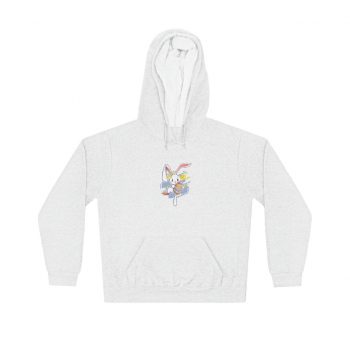 Adult Unisex Hoodie - Easter Bunny Easter Egg Pink Yellow Blue