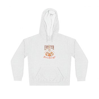 Adult Unisex Hoodie - Easter Greetings - Bunny Easter Eggs