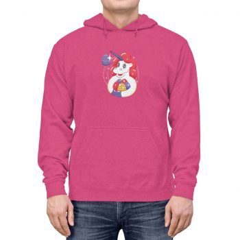 Adult Unisex Hoodie - Easter Unicorn with Eggs