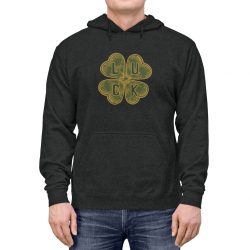 Adult Unisex Hoodie - Four Leaf Clover Luck