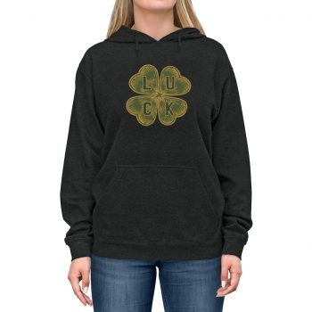 Adult Unisex Hoodie - Four Leaf Clover Luck