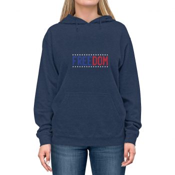 Adult Unisex Hoodie - Freedom USA Red White Blue