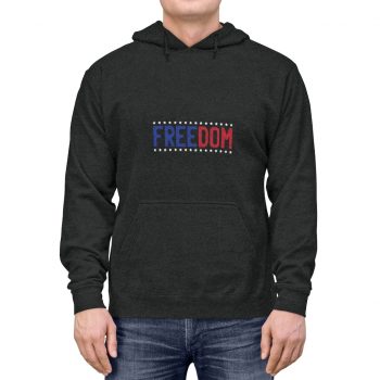 Adult Unisex Hoodie - Freedom USA Red White Blue