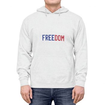 Adult Unisex Hoodie - Freedom USA Red White Blue