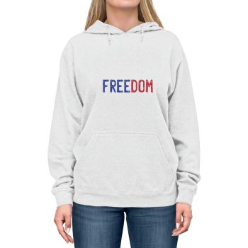 Adult Unisex Hoodie - Freedom USA Red White Blue