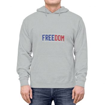 Adult Unisex Hoodie - Freedom USA Red White Blue