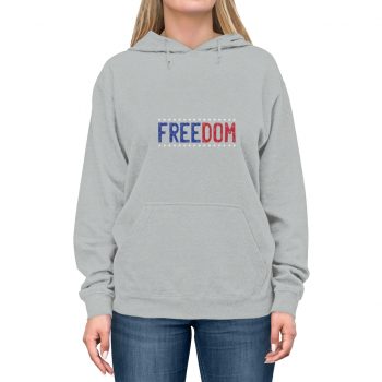 Adult Unisex Hoodie - Freedom USA Red White Blue