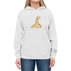 Adult Unisex Hoodie - Giraffe Mom and Baby