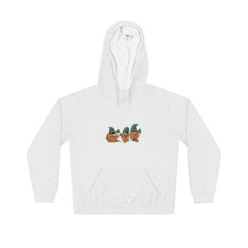 Adult Unisex Hoodie - Gnomes with Clover Leaves