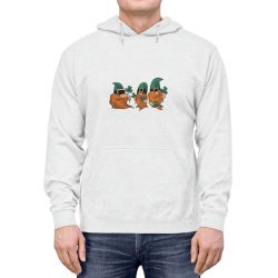 Adult Unisex Hoodie - Gnomes with Clover Leaves