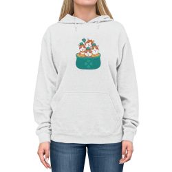 Adult Unisex Hoodie - Guinea Pigs St Patricks Day Pot of Gold