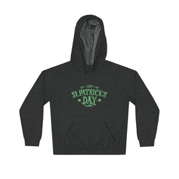 Adult Unisex Hoodie - Happy St Patricks Day Green Lettering