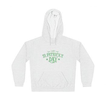 Adult Unisex Hoodie - Happy St Patricks Day Green Lettering