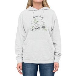 Adult Unisex Hoodie - Have a Lucky St Patricks Day Pipe Clover Shamrock