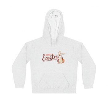 Adult Unisex Hoodie - Hoppy Easter - Happy Easter Bunny Eggs